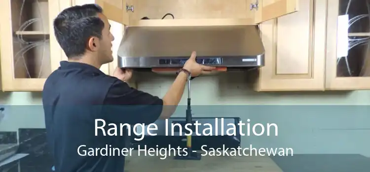 Range Installation Gardiner Heights - Saskatchewan