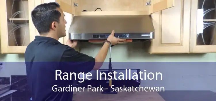 Range Installation Gardiner Park - Saskatchewan